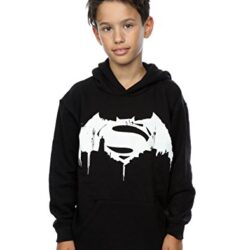 Camiseta de Batman DC Comics Boys v Superman Beaten Logo Hoodie 12-13 years Black Marca DC Comics