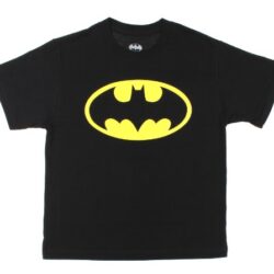 Camiseta de Batman Glow Ink Classic Logo Youth T-(X-Large) Marca Bioworld