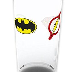 Taza de Batman DC Comics Glass "Logos" Marca DC Comics