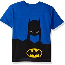 Ropa de Batman para niños DC Comics Big Boys' T-Shirt, Blue, 8 Marca DC Comics