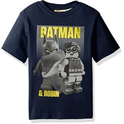Ropa de Batman para niños DC Comics Little Boys' Lego T-Shirt, Navy, 5/6 Marca DC Comics
