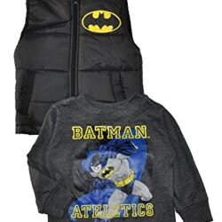 Ropa de Batman para niños Vs Superman Little Boys Long Sleeve Top